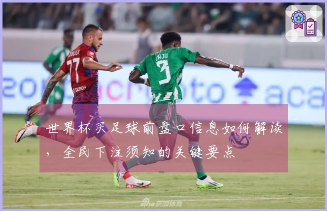 世界杯买足球前盘口信息如何解读，全民下注须知的关键要点